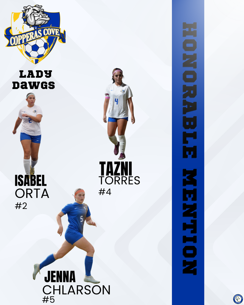 honorable mention jenna chlarson, isable orta, tazni torres