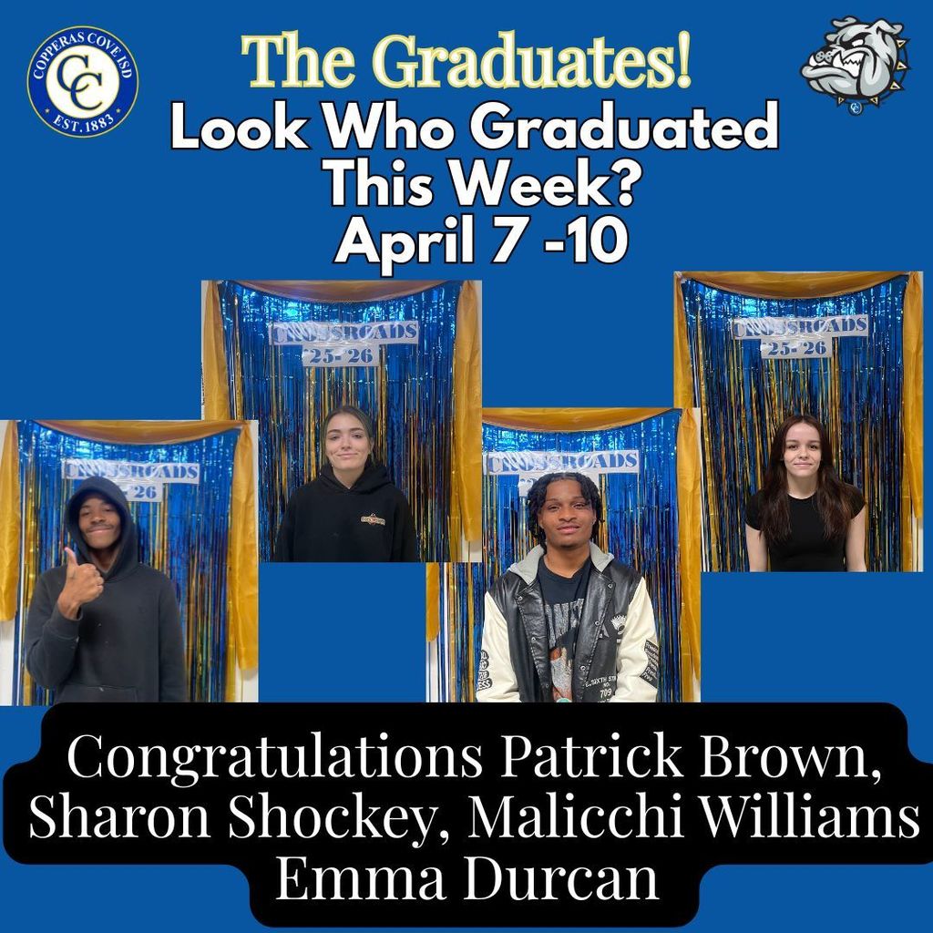 weekly graduates with pictures and logos
