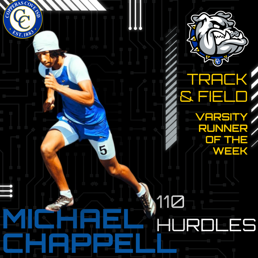 runner of the week 110 hurdles michael chappell