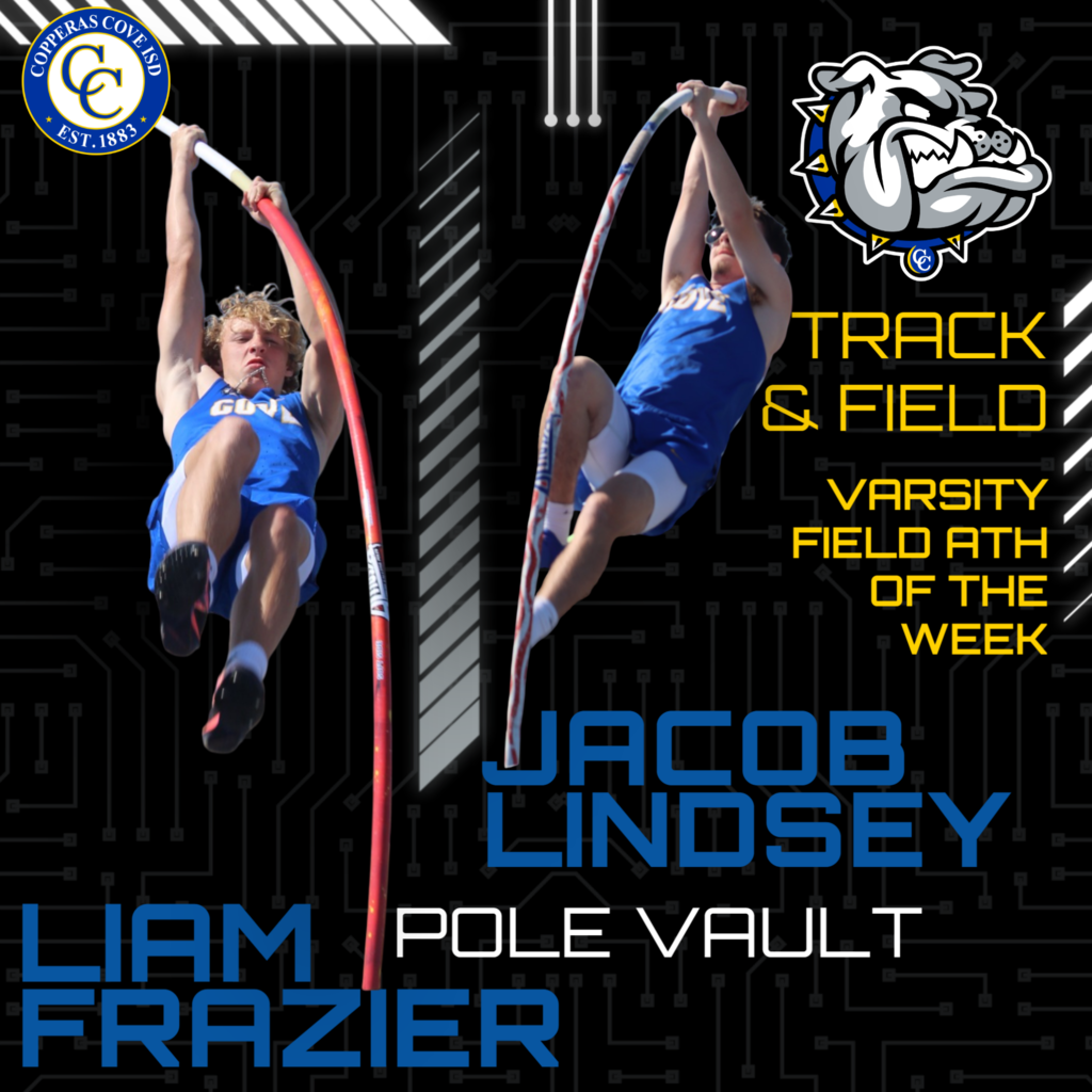 varsity field athles of the week jacob lidsey and liam frazier