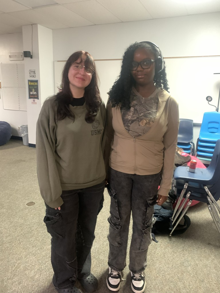 Students in camouflage