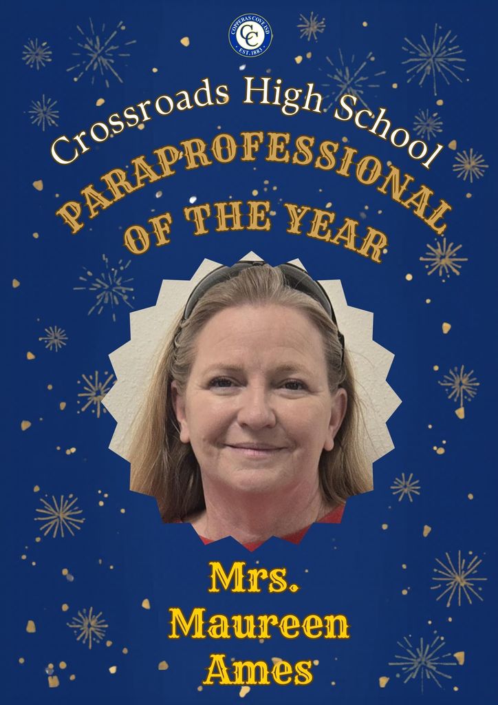 Paraprofessional of the Year Mrs. Maureen Ames