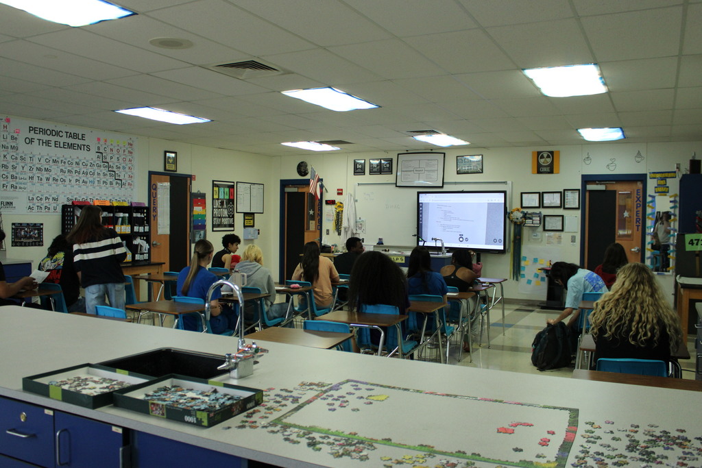 A photo of the Science National Honor Society members at Copperas Cove High School. 