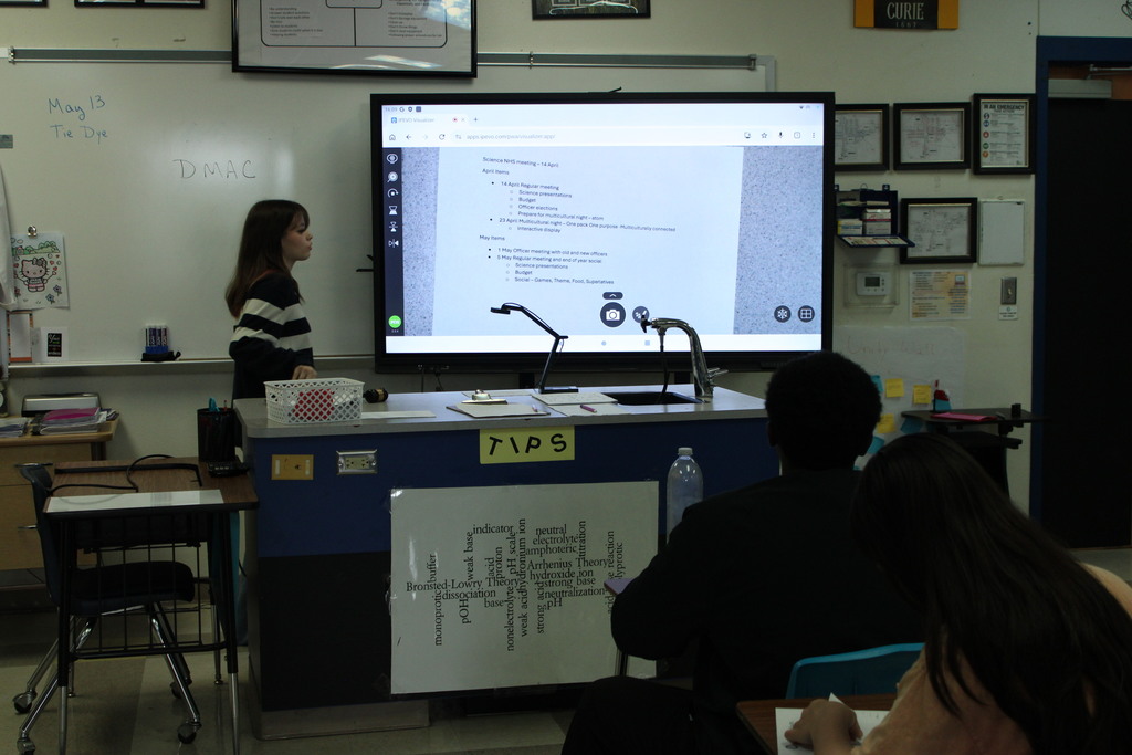 A photo of the Science National Honor Society members at Copperas Cove High School. 
