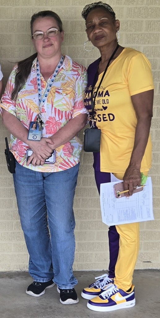 Staff in Yellow for spirit week