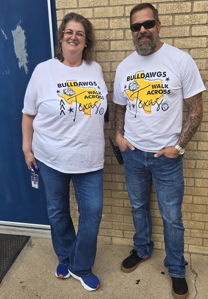 Staff in Yellow for spirit week