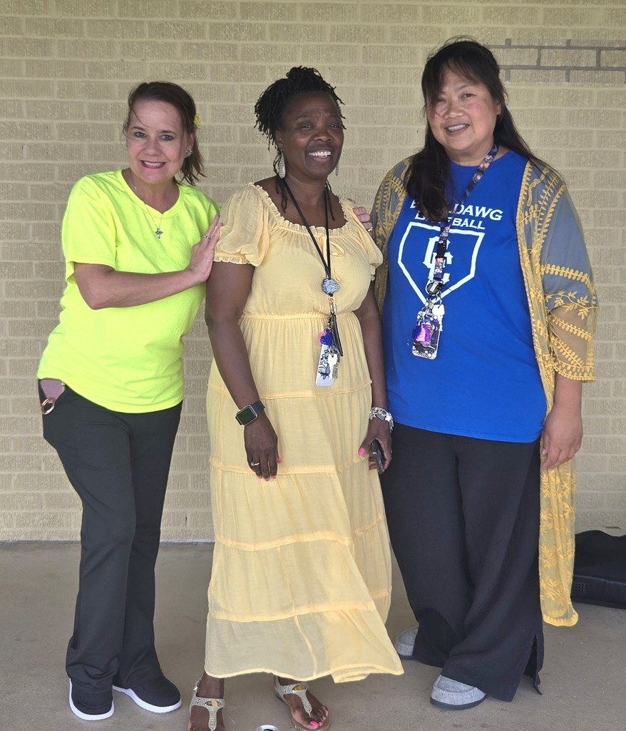 Staff in Yellow for spirit week