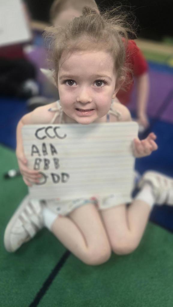 Practicing handwriting 