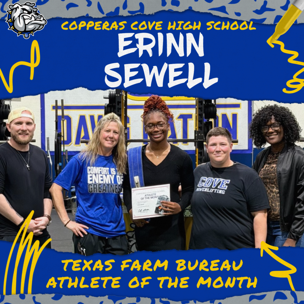 erinn sewell texas farm bureau athlete of the month