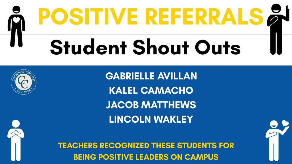 Positive referrals with logos