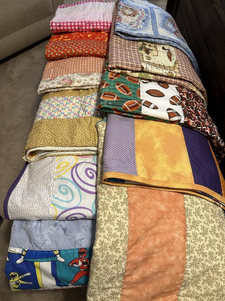 Project Linus quilts for donation