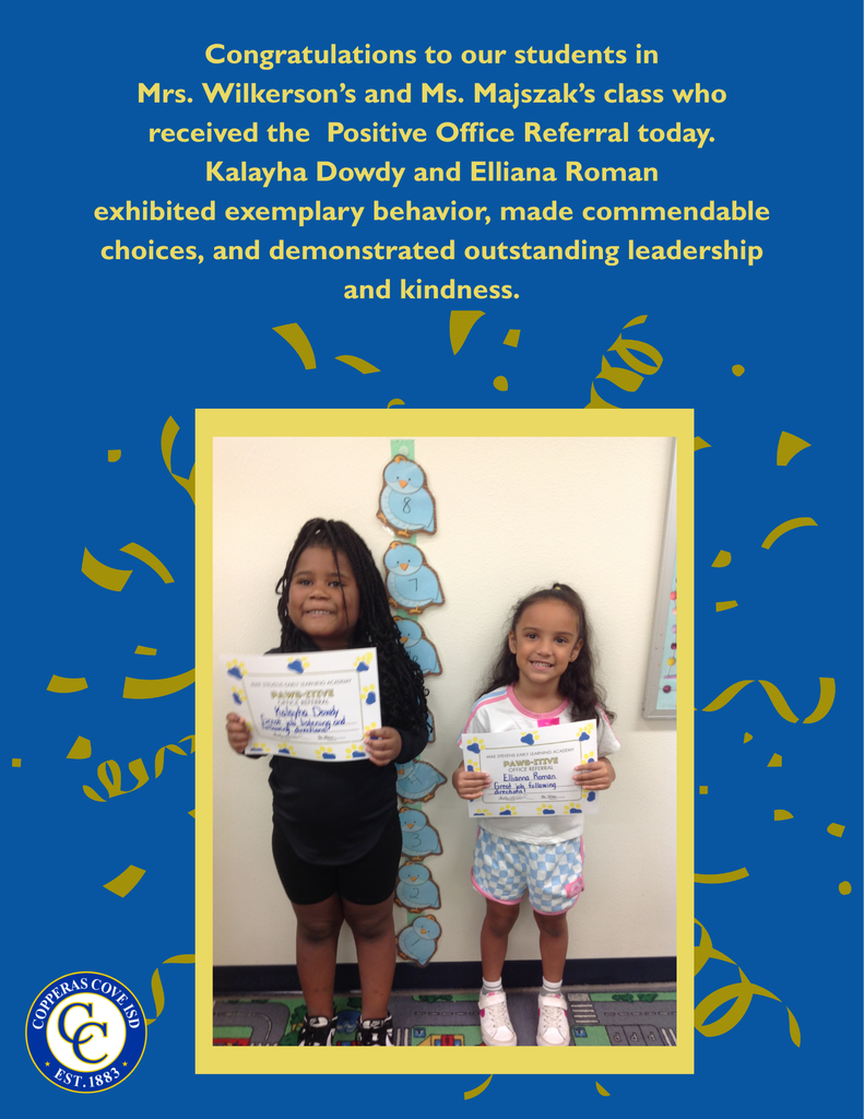 Positive Office Referral Recipients