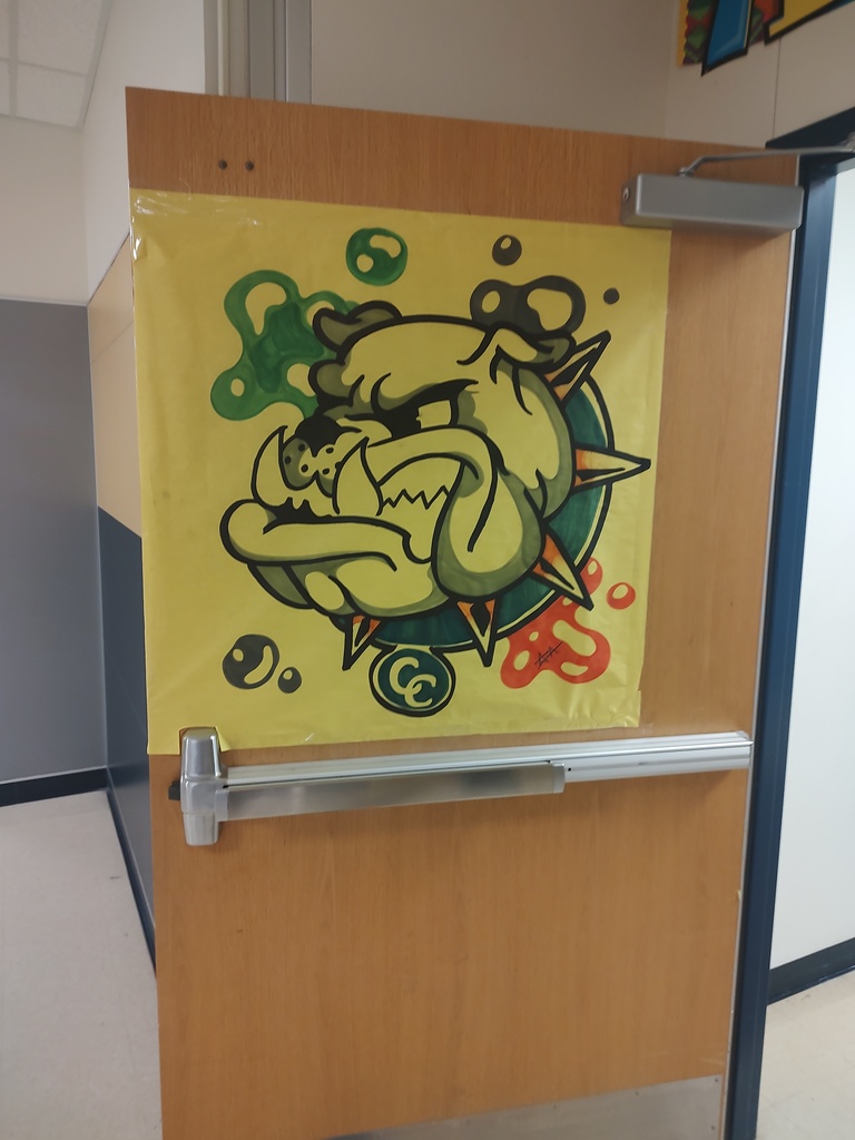 Copperas Cove High School students setting up for Multicultural Night 2026 with decorations in the hallway.