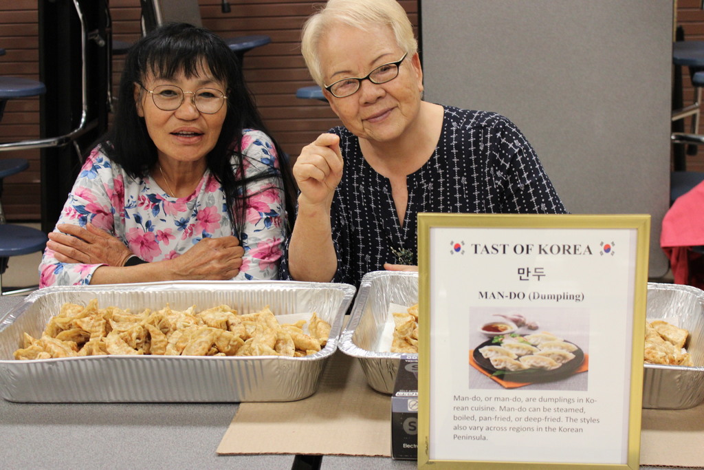 Hosts of the KOREA booth at Multicultural Night