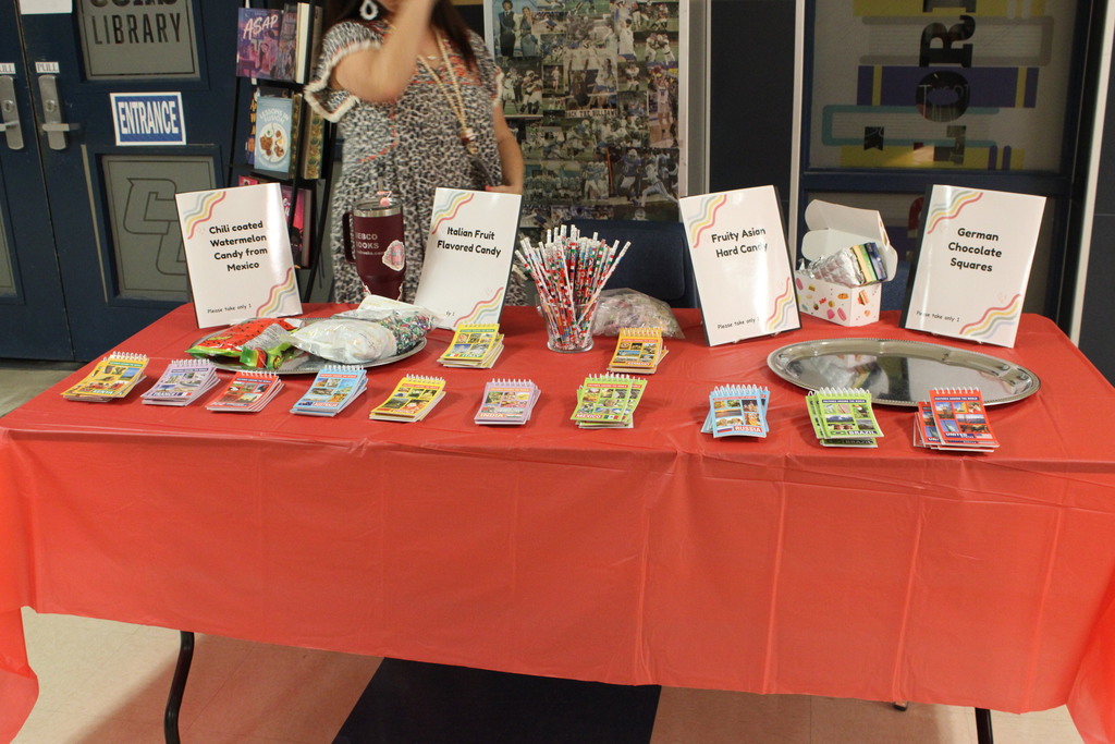 A booth at Multicultural Night
