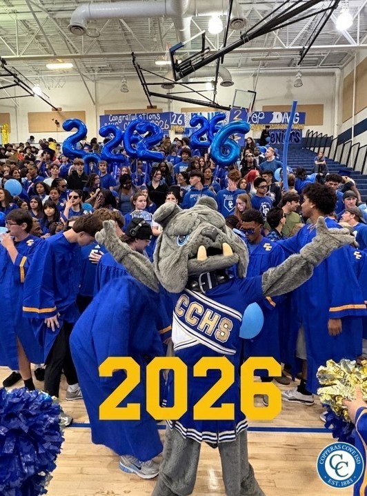 A picture of the Class of 2026 at the Copperas Cove High School pep rally