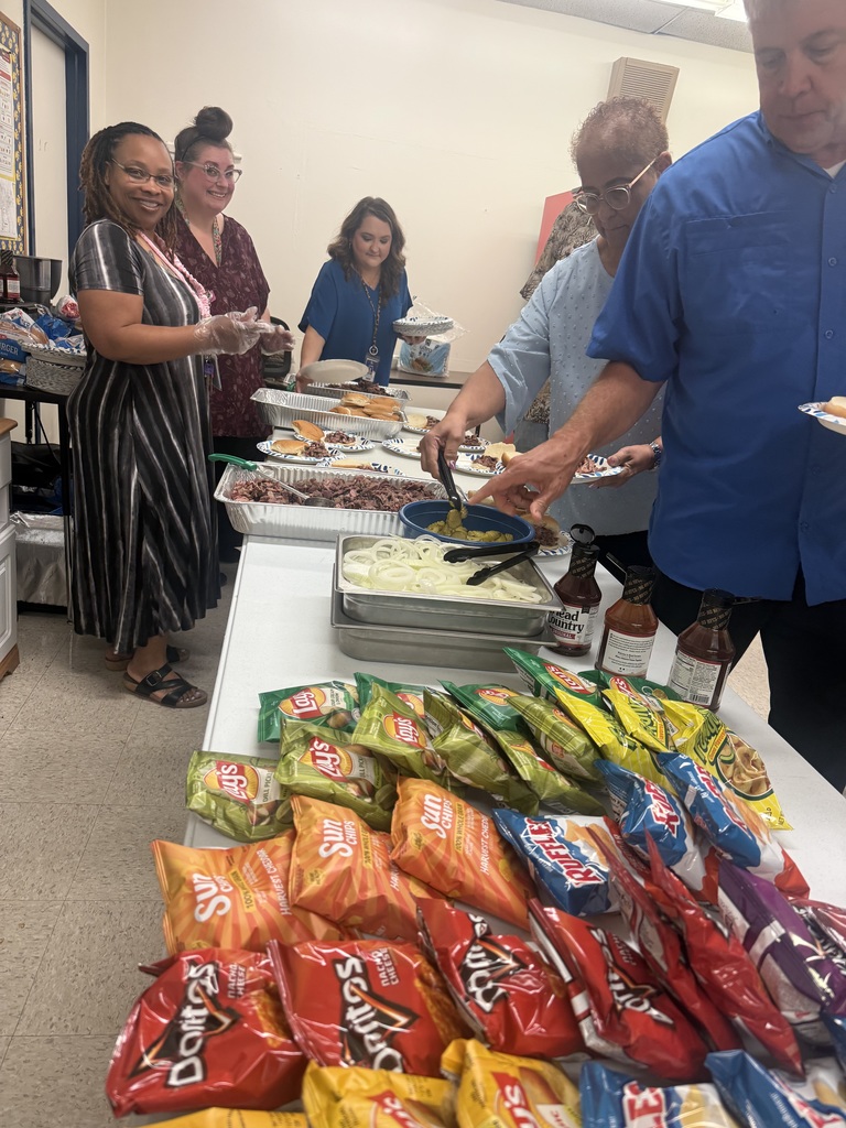 Teachers being treated to lunch buffet for Teacher Appreciation