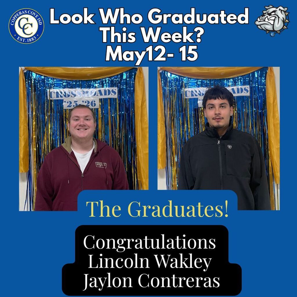 Graduates pictures with logos