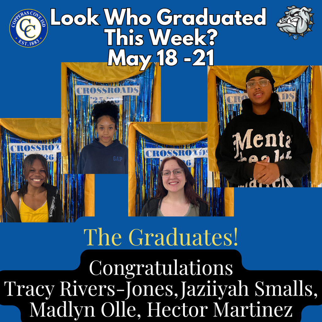 Graduation flyer with logos
