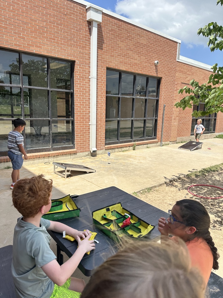 students playing a game