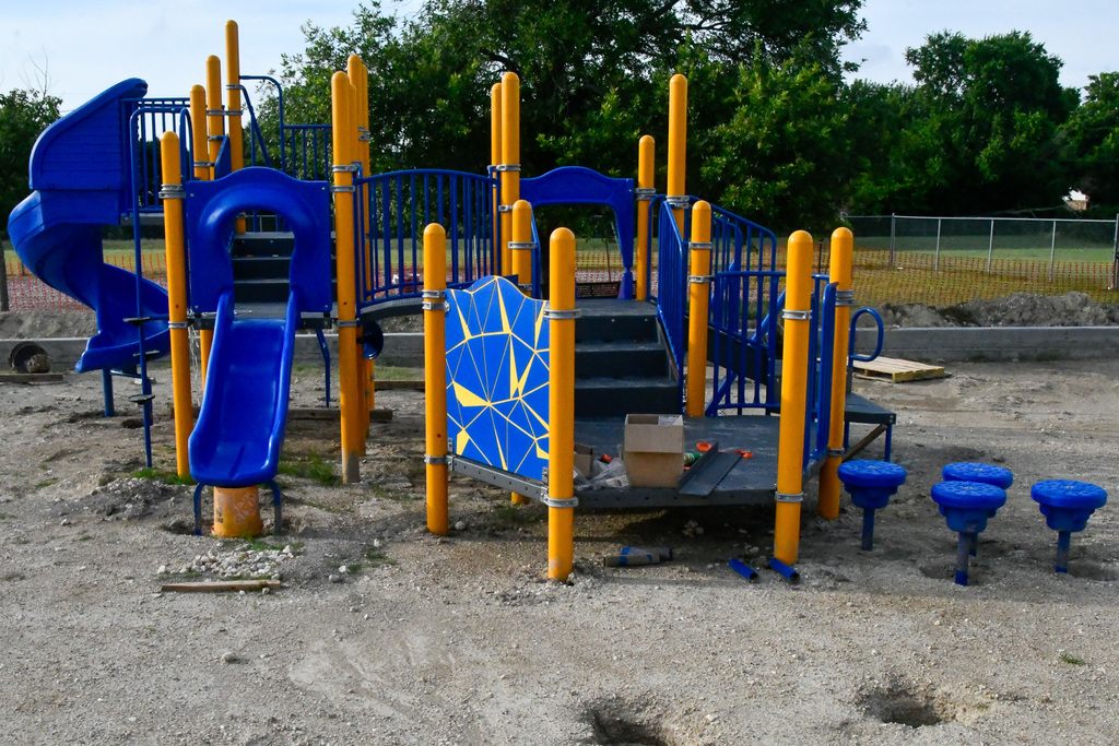 Playground being updated