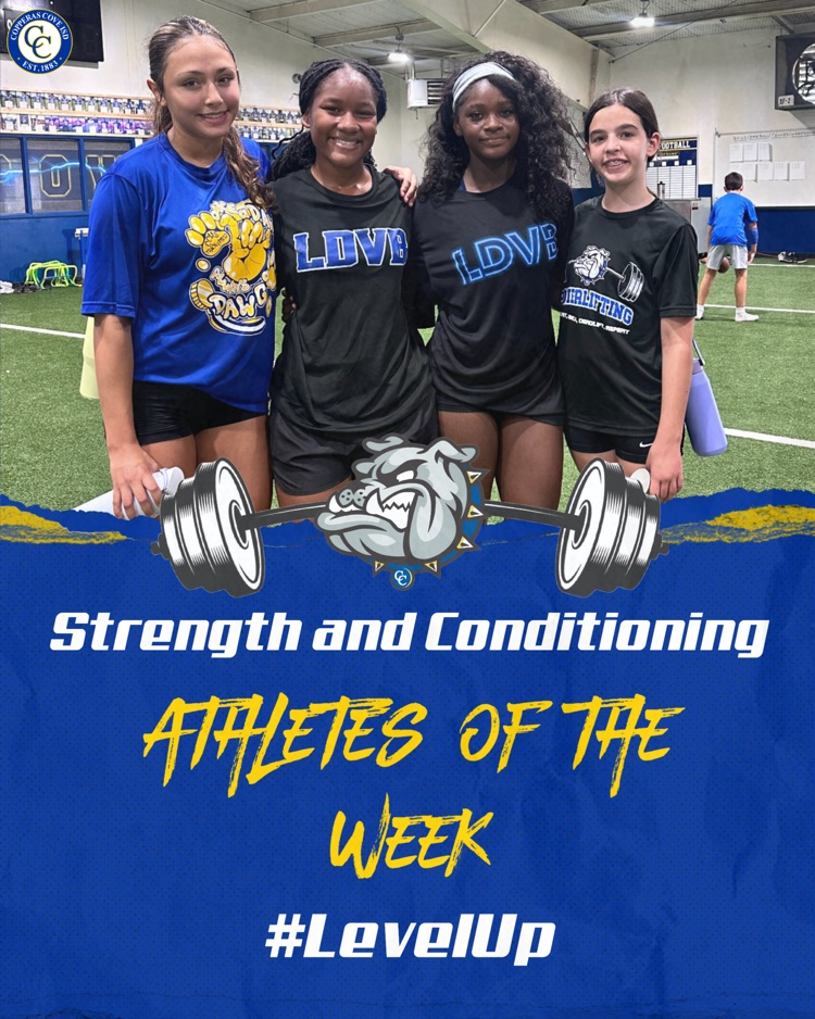 strength and conditioning athletes of the week 