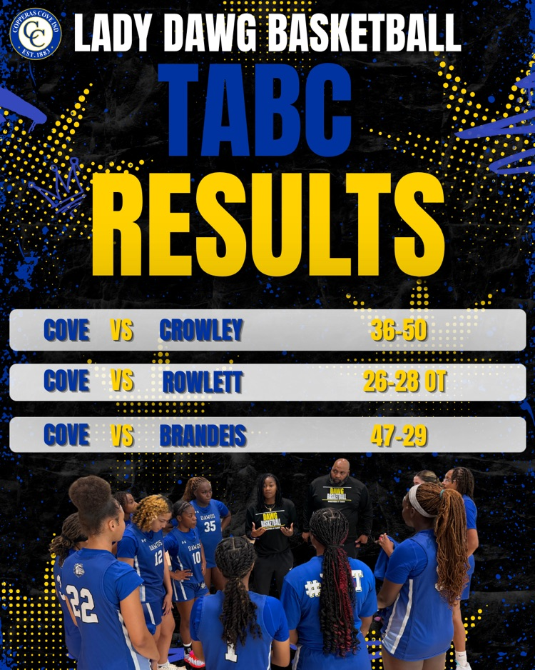 lady dawg tabc results vs Crawley list 36-50, lost 26/28 or, beat banderis