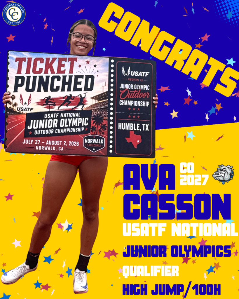 congrats ava casson co 2027 usatf national junior olympics qualfiier high jump / 100h