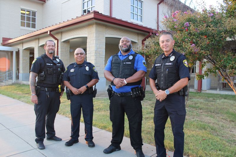CCPD and our school marshall.