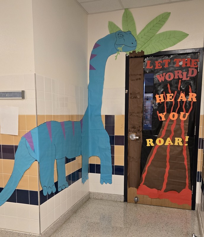 Let the world hear you roar sign.