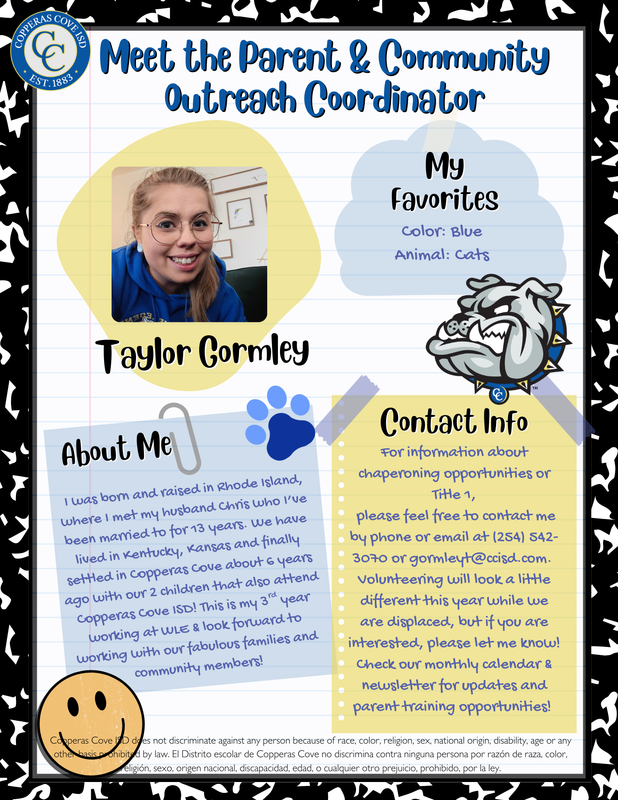 Meet the Parent & Community Outreach Coordinator