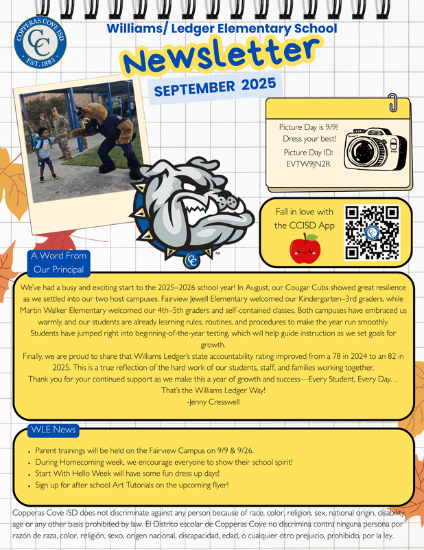 September Newsletter