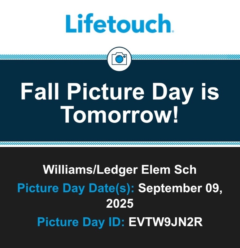 Fall Picture Day is Tomorrow! Printable Flyer Ver