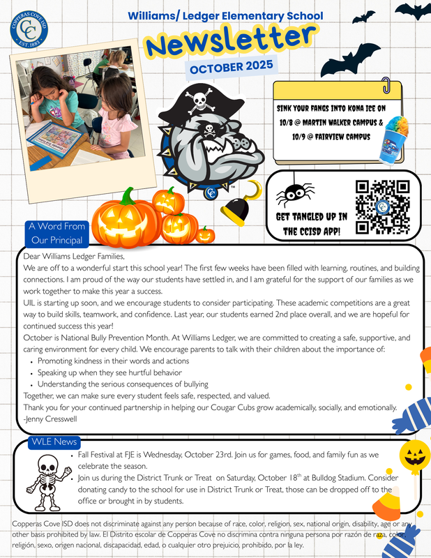 October Newsletter