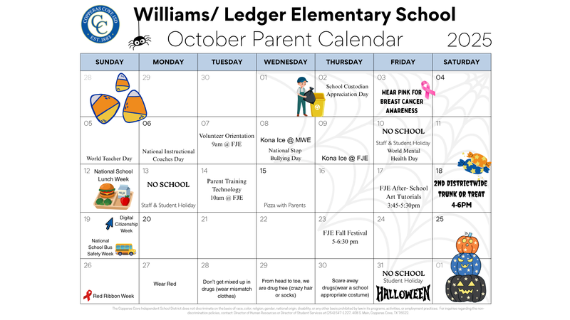 October Calendar 