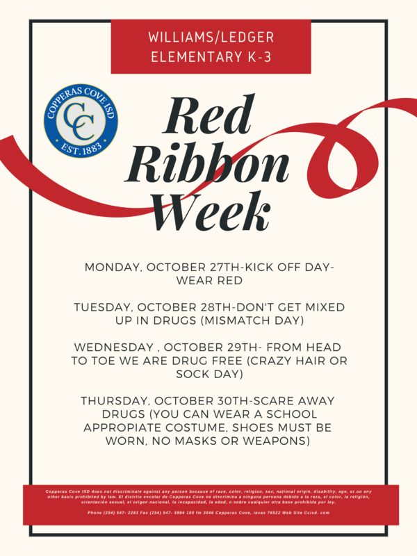 Red Ribbon Week K-3