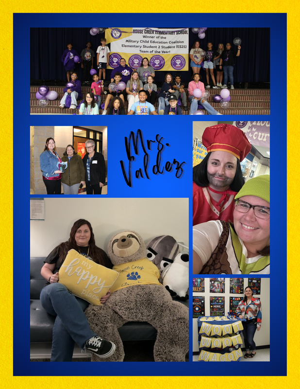 Collage of Mrs. Valdez