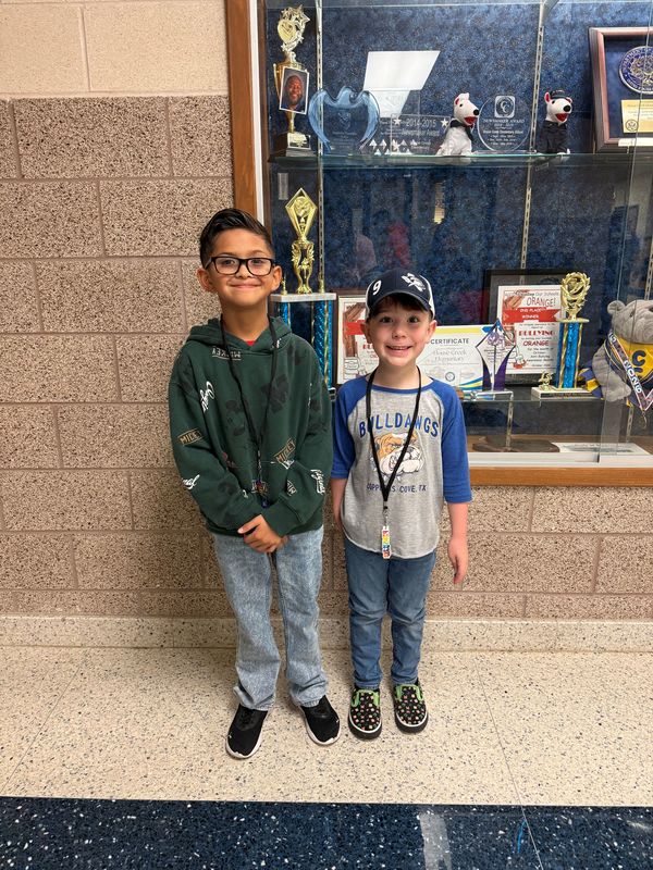Two  House Creek Hero students from 3/6/26.