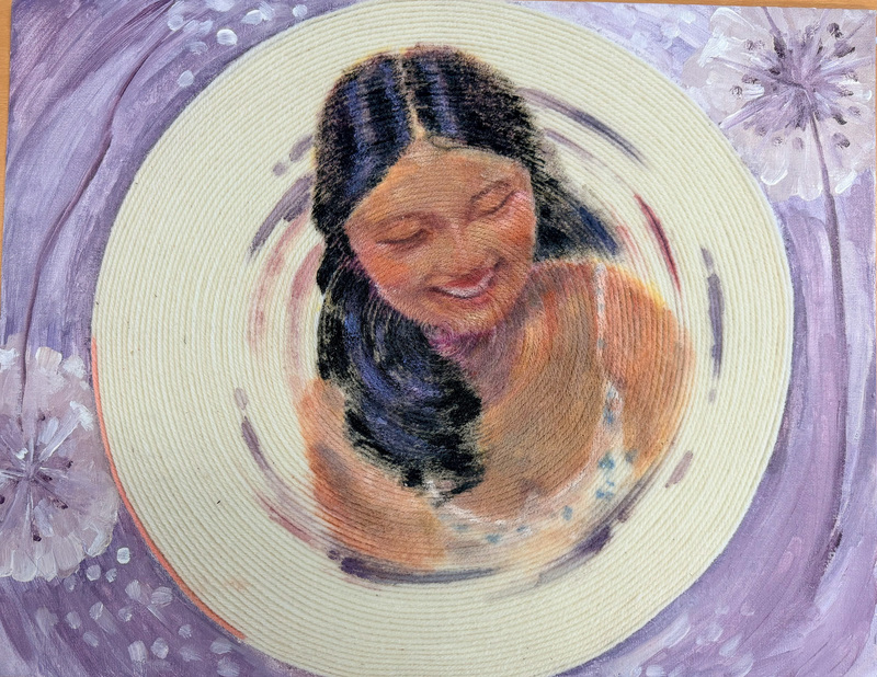 Photo of a student's visual artwork