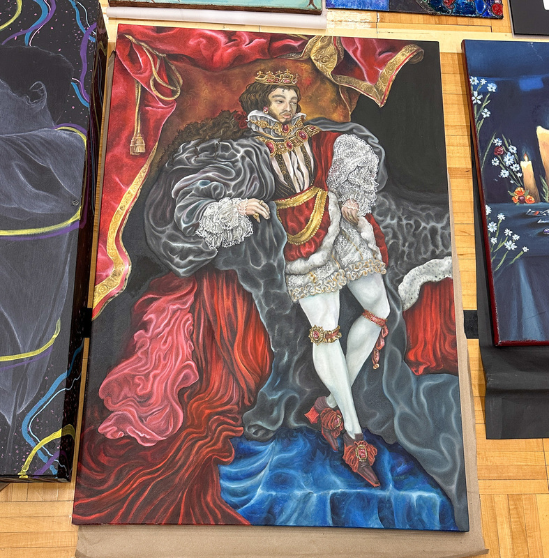 Photo of a student's visual artwork