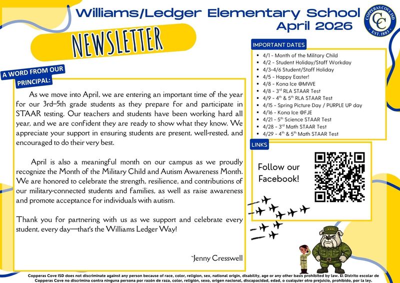 WLE April Newsletter