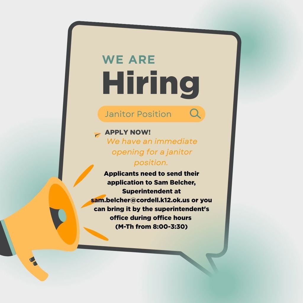 Janitor Position Opening 