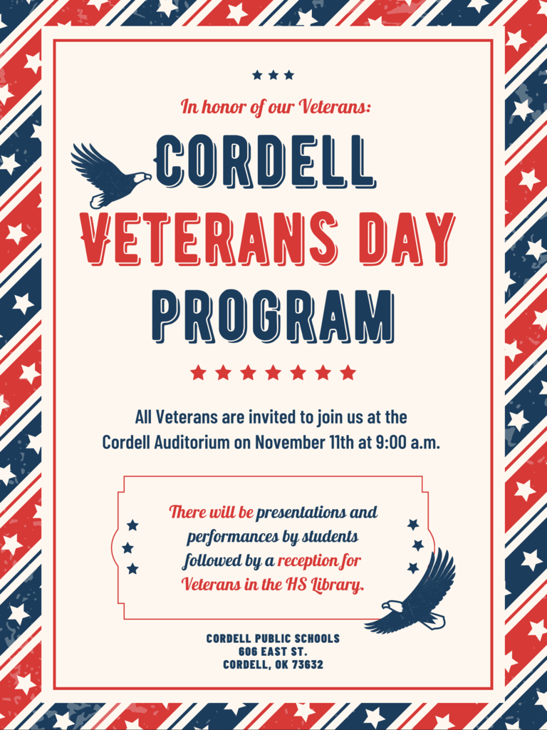 Veteran's Day Program