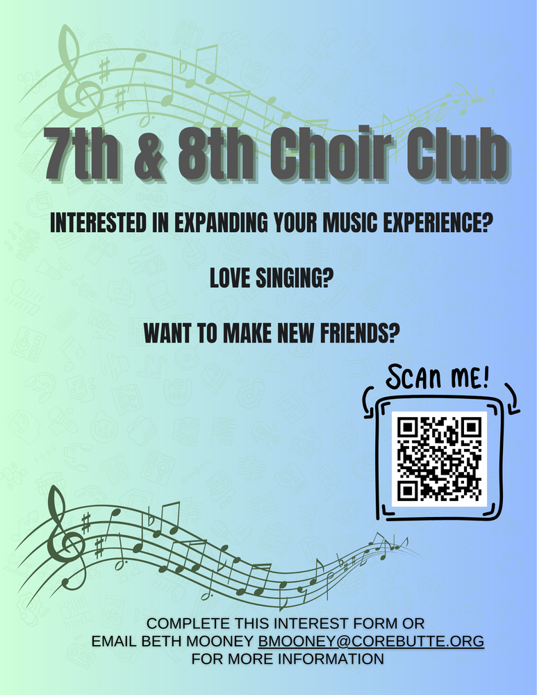 MS Choir Club Flyer