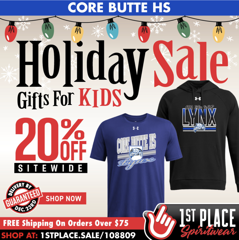 Holiday sale for CORE Butte Swag