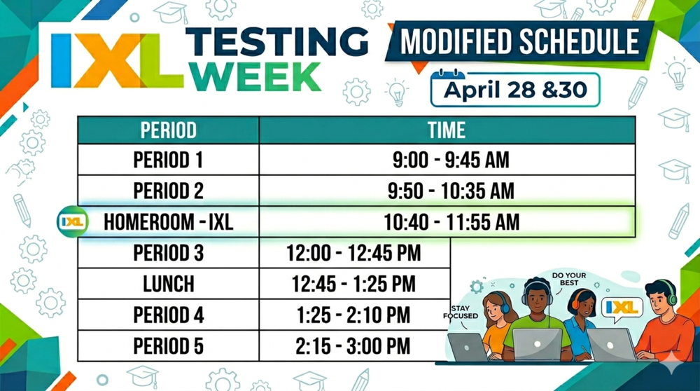 Modified Schedule