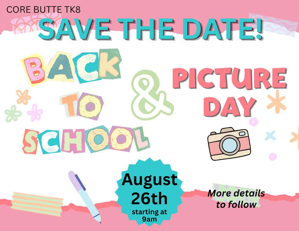 Save the Date! Back to School