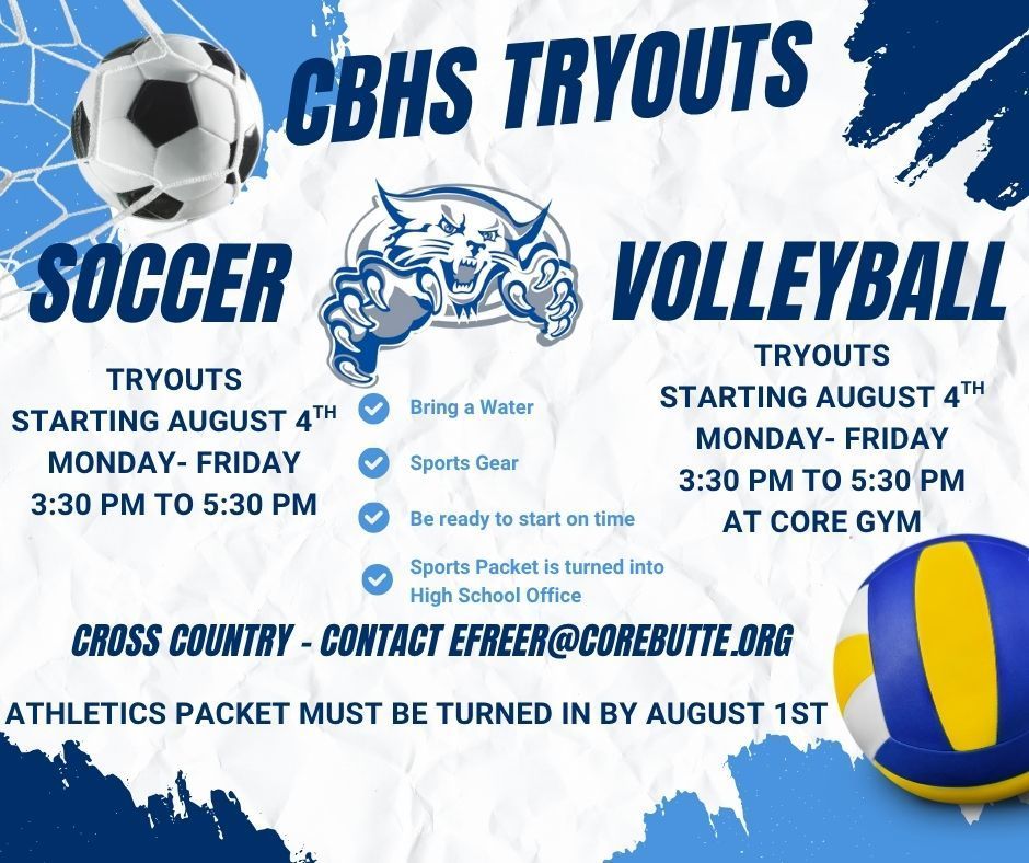 Tryout dates