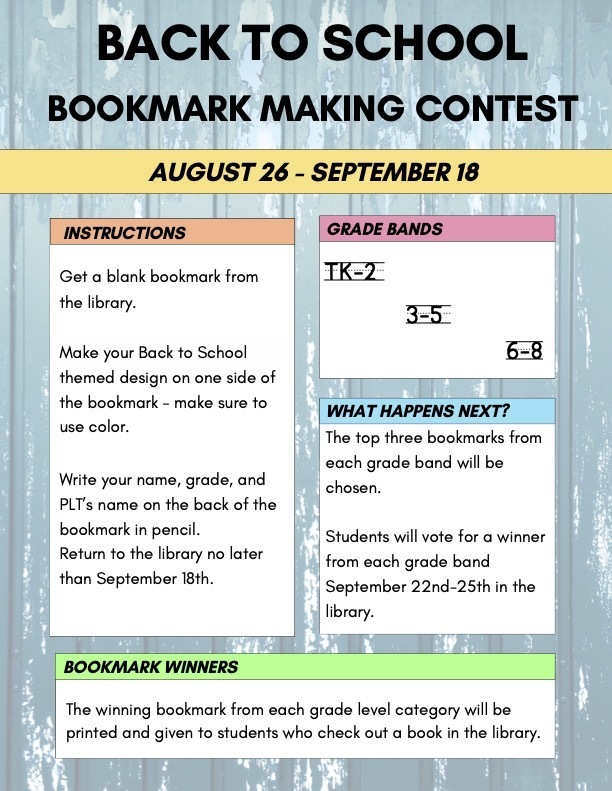 bookmark contest