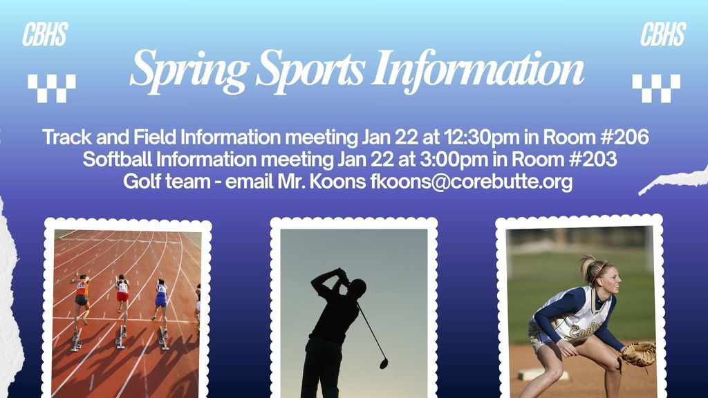 HS Spring Sports Information